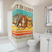 We gaan naar Tacos. Douchegordijn (In situ)