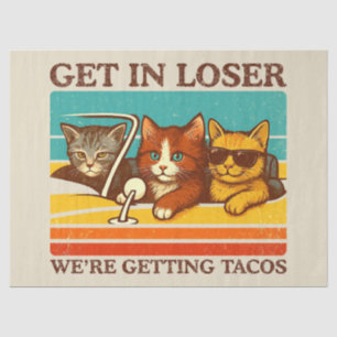 We gaan naar Tacos. Tissuepapier