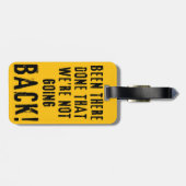 We Gaan Niet Terug Bagage Label (Achterkant horizontaal)