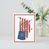 We gaan niet terug naar de VS Briefkaart (Staand voorkant)