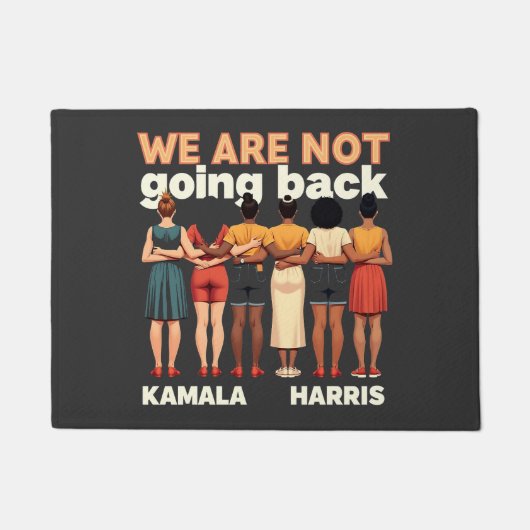 We gaan niet terug naar empowerment van vrouwen deurmat (Voorkant)