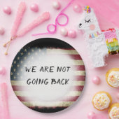 WE GAAN NIET TERUG PAPIEREN BORDJE (Feest)