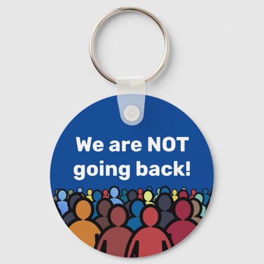 We gaan NIET terug Sleutelhanger (Voorkant)