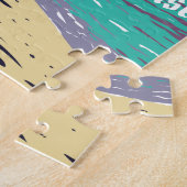 We gaan op een Caraïbisch kruisbeeld Legpuzzel (Zijkant)