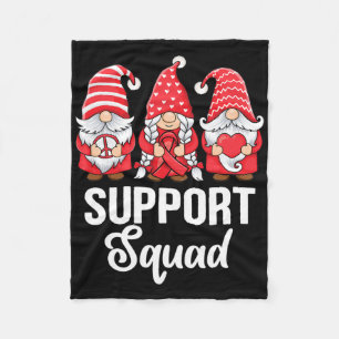 We gaan rode kutnomes die rood Draag zijn voor har Fleece Deken