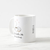 We gaan samen als koffie en donuts Valentijns Koffiemok (Voorkant links)