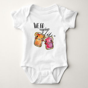 We gaan samen als Peanut Butter en Jelly Romper