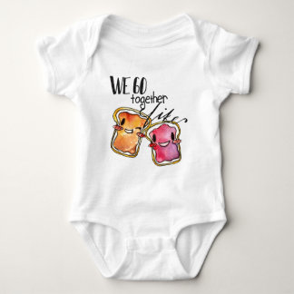 We gaan samen als Peanut Butter en Jelly Romper