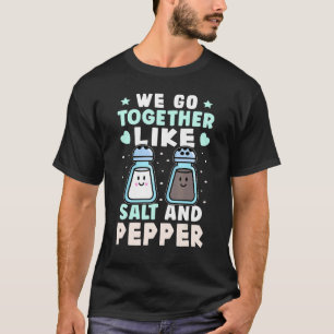 We gaan samen als zout en kever t-shirt