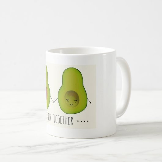"We gaan samen" Avocado mok (Voorkant rechts)