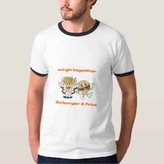 WE GAAN SAMEN ZOALS BURGER&FRIES T-SHIRT