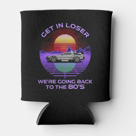 We gaan terug naar de 80's grappigste. blikjeskoeler (Voorkant)