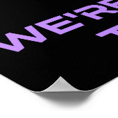 We gaan terug naar de 80's grappigste. poster (Hoek)