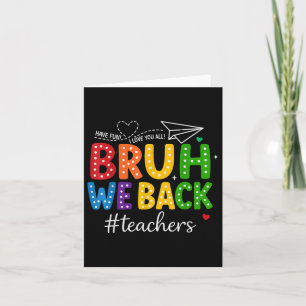 We gaan terug naar school voor een fijne eerste da kaart