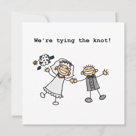 We Gaan Trouwen Aankondiging (Voorkant)