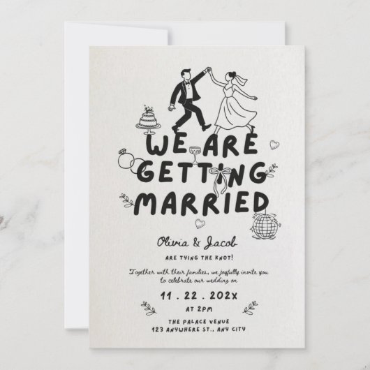 We Gaan Trouwen – Bashir's Henna-dag  Kaart (Voorkant)