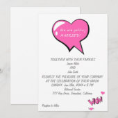 We gaan trouwen! kaart (Voorkant / Achterkant)