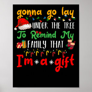 We gaan verder onder de kerstboom Pajama. Poster