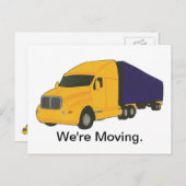 We gaan verhuizen, adreswijziging briefkaarten (Voorkant / Achterkant)