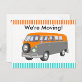 We gaan verhuizen, retro van Post Kaart (Voorkant / Achterkant)