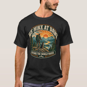 We gaan wandelen bij het krieken van de dag, voord t-shirt