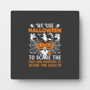 We Gebruiken Halloween Verschrikkelijke Geest Pomp Fotoplaat