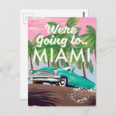 We gingen naar Miami Briefkaart (Voorkant / Achterkant)