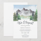 We Gingen Op De Loop Berg Aquarel Kaart (Voorkant / Achterkant)