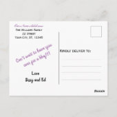 We gingen weer met de hand over het Briefkaart van (Achterkant)