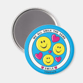 We glimlachen allemaal de Same_Round Magnet 2,25 i Magneet (Voorkant / Achterkant)