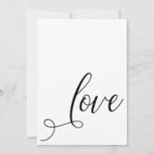 "We Got Married" Elegante bruiloftsreceptie Kaart (Achterkant)