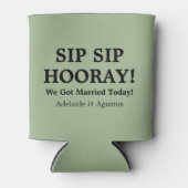 We Got Married Green Cooler (Voorkant)