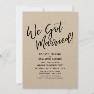 "We Got Married!" Ontvangst van het Casual Script Kaart