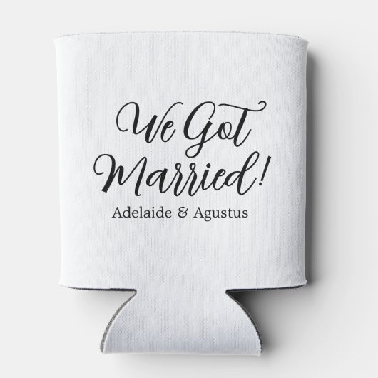We Got Married White Cooler (Achterkant)