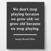 We groeien oud als we stoppen met het afspelen van fotoplaat (Voorkant)