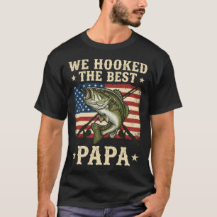 We Haakten De Beste Papa Vissen Baars T-shirt