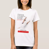 We Had Lives Myalgic Encephalomyelitis Awareness T-shirt (Voorkant)