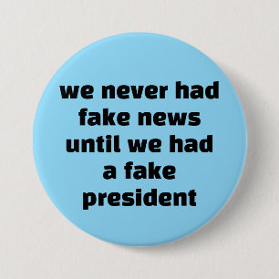 we hadden nooit nepnieuws... ronde button 7,6 cm