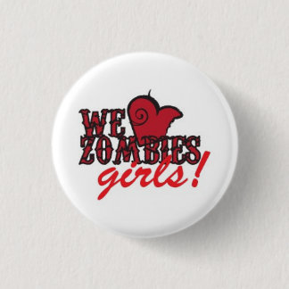 we hart zombie meisjes ronde button 3,2 cm