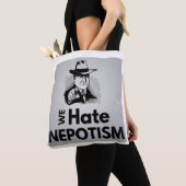 We haten nepotisme - Canvas tas (Dichtbij)