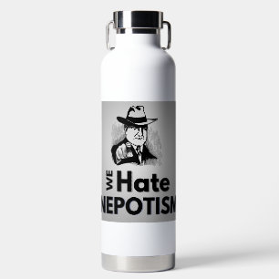 We haten nepotisme - Waterfles
