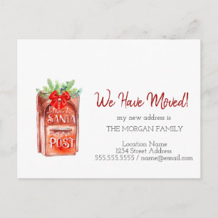 We Have Moved,Mailbox Brief Aan Sinterklaas Aankondigingskaart