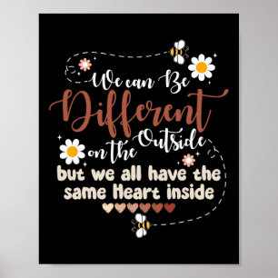 We Have Same Heart Inside Zwarte Geschiedenis Maan Poster