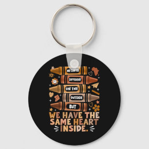 We Have The Same Heart Black History Month Afrikaa Sleutelhanger