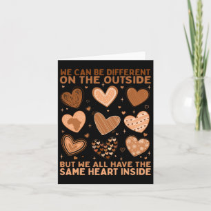 We Have The Same Heart Inside Valentine Heart Blac Kaart