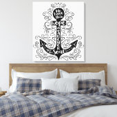 We have this hope as an anchor for the soul canvas afdruk (Insitu (Slaapkamer))