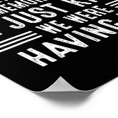 We Having Fun Making Memories Funny Sarcasm Quote  Poster (Hoek)