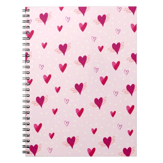 We Heart Harten Patroon Notitieboek (Voorkant)