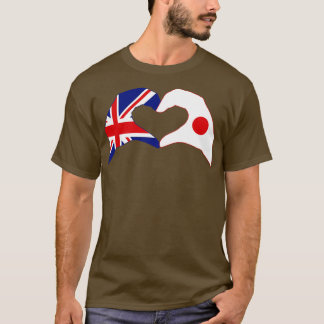 We Heart UK Japan Multinational Patriot Flag Serie T-shirt