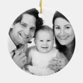 We hebben 2020 overleefd! Funny Quarantine Photo G Keramisch Ornament (Achterkant)